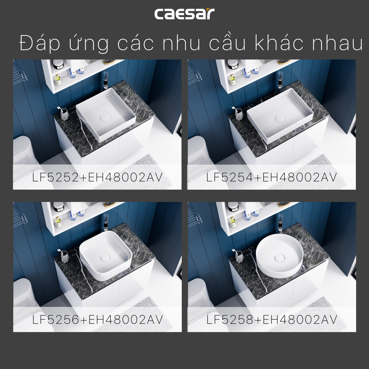 Lavabo kết hợp tủ treo L5215 - EH48002AV - Ảnh 12