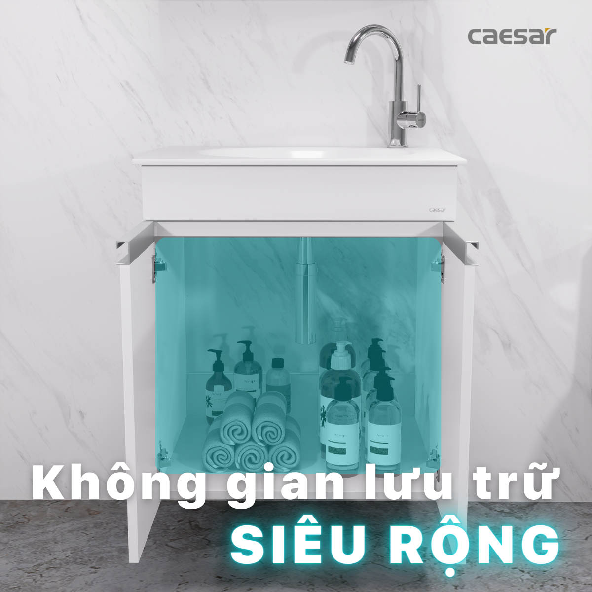 Lavabo + Tủ Treo - LF5038 + EH05038AV - Ảnh 12