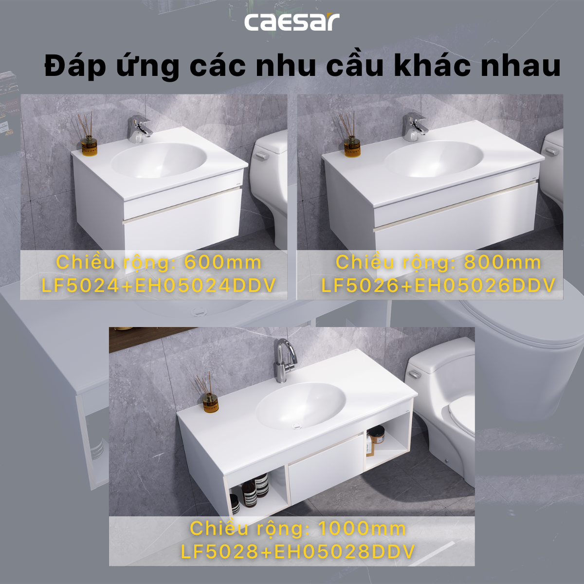 Lavabo + Tủ Treo - LF5028 + EH05028DDV - Ảnh 10