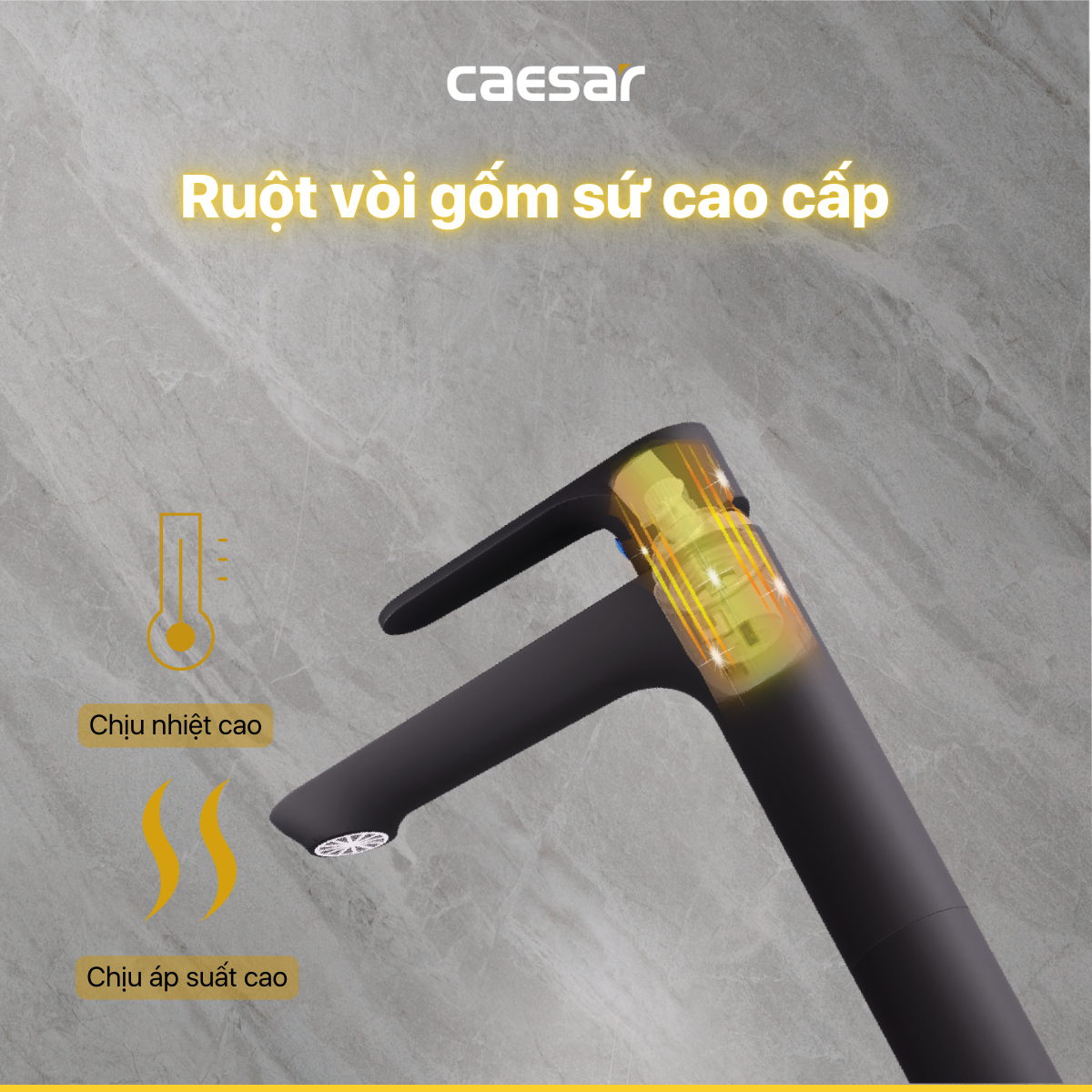 Vòi cao Lavabo Lạnh - B061CBU - Ảnh 9
