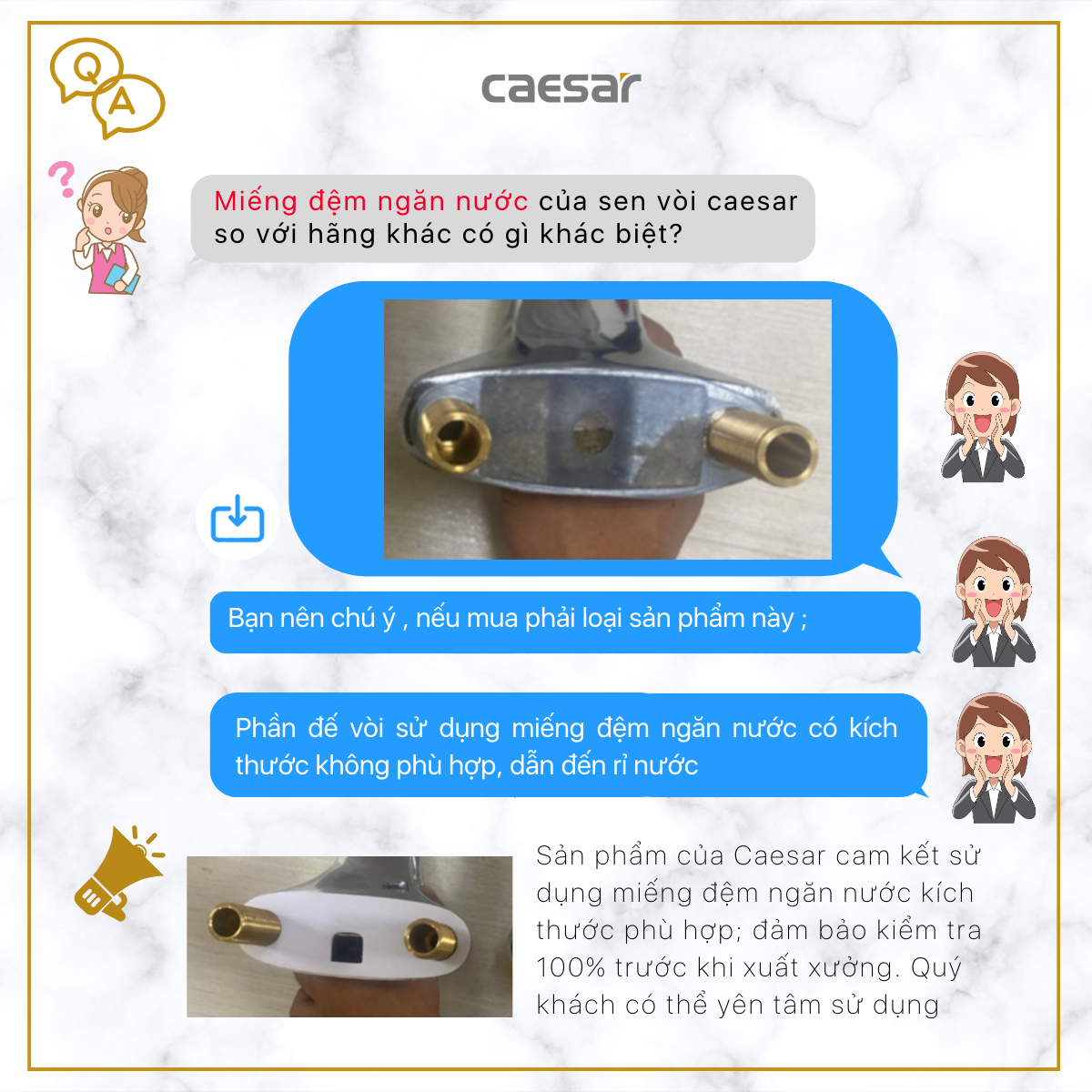 Vòi Sen Gạt Nóng Lạnh - S333C - Ảnh 12