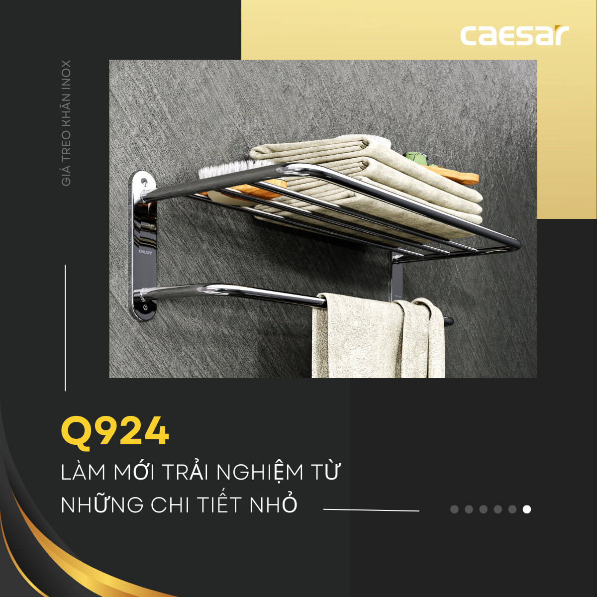 Giá Treo Khăn 2 Tầng - Q924V - Ảnh 14