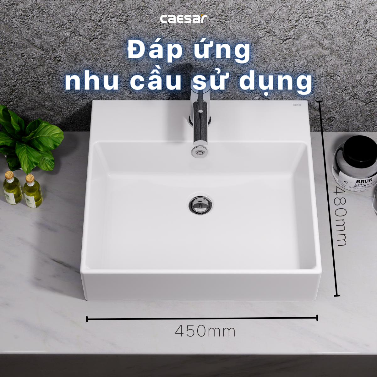 Lavabo Đặt Trên Bàn LF5263 - Ảnh 12