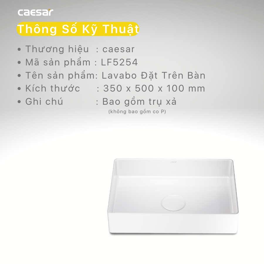 Lavabo Đặt Trên Bàn - LF5254 - Ảnh 14