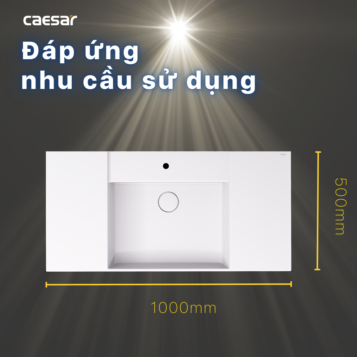 Lavabo treo tường / Lavabo đặt trên bàn - LF5386 - Ảnh 12