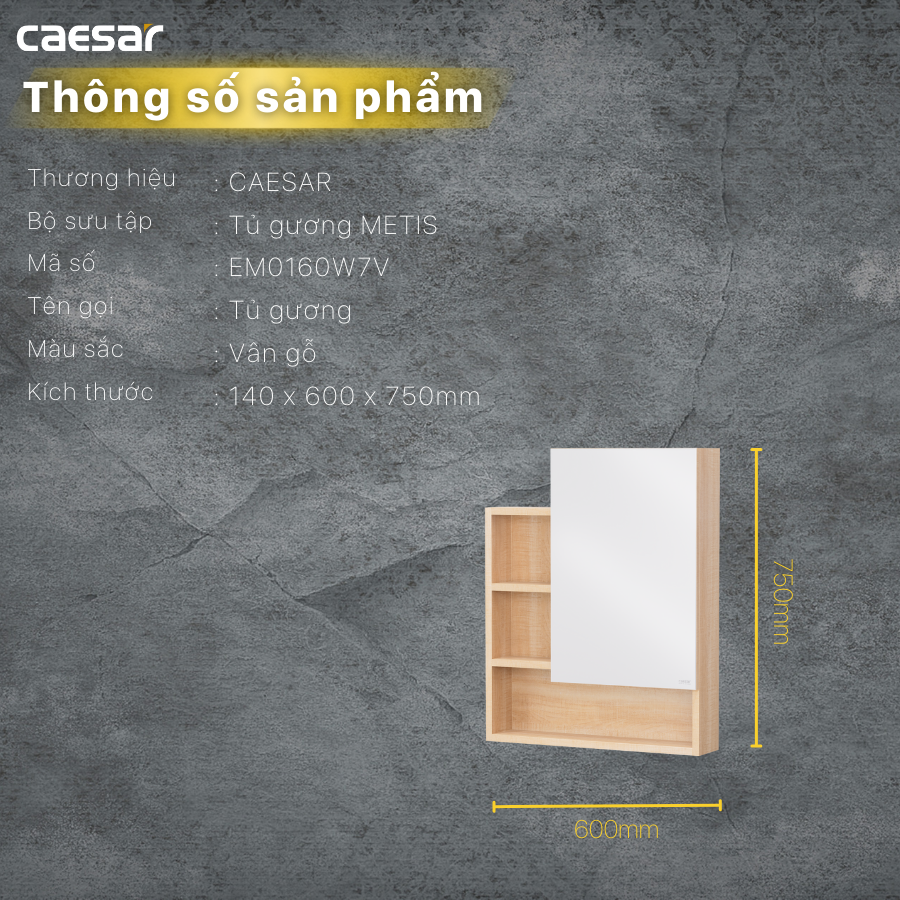Tủ Gương - EM0160W7V - Ảnh 10