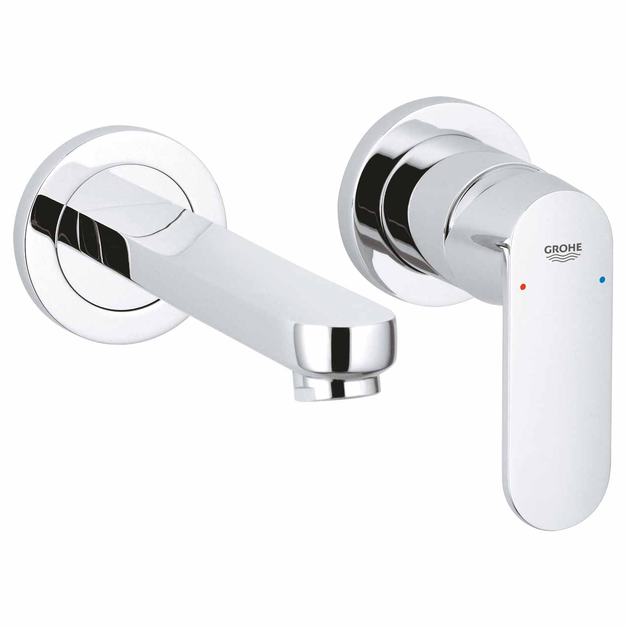 Vòi chậu nóng lạnh gắn tường 2 lỗ Eurosmart Cosmopolitan GROHE 19381000 - Ảnh 4