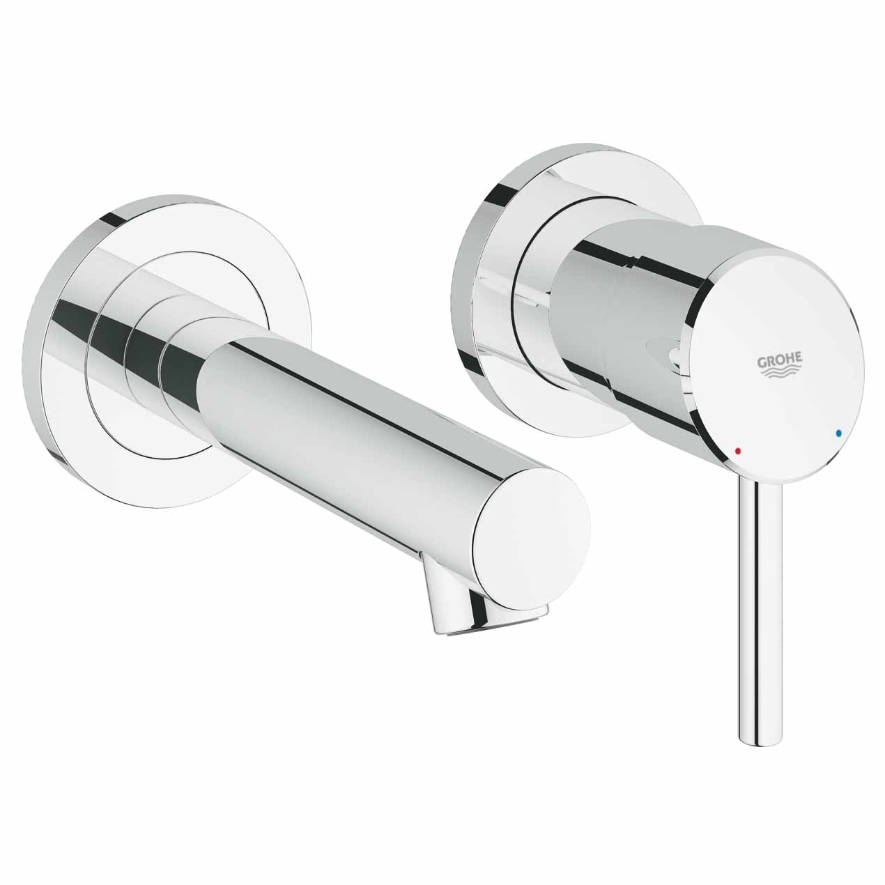 Vòi chậu gắn tường nóng lạnh 2 lỗ Concetto GROHE 19575001 - Ảnh 2