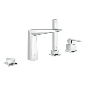 Vòi bồn tắm 4 lỗ nóng lạnh kèm tay sen Allure Brilliant GROHE 19787001