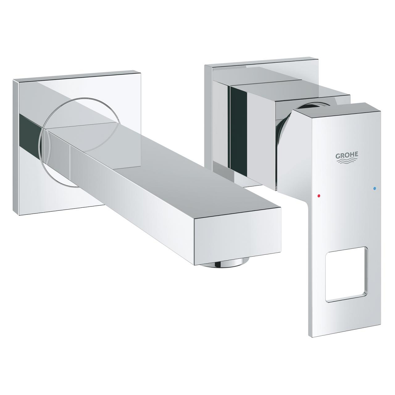 Vòi chậu nóng lạnh gắn tường 2 lỗ Eurocube GROHE 19895000 - Ảnh 4