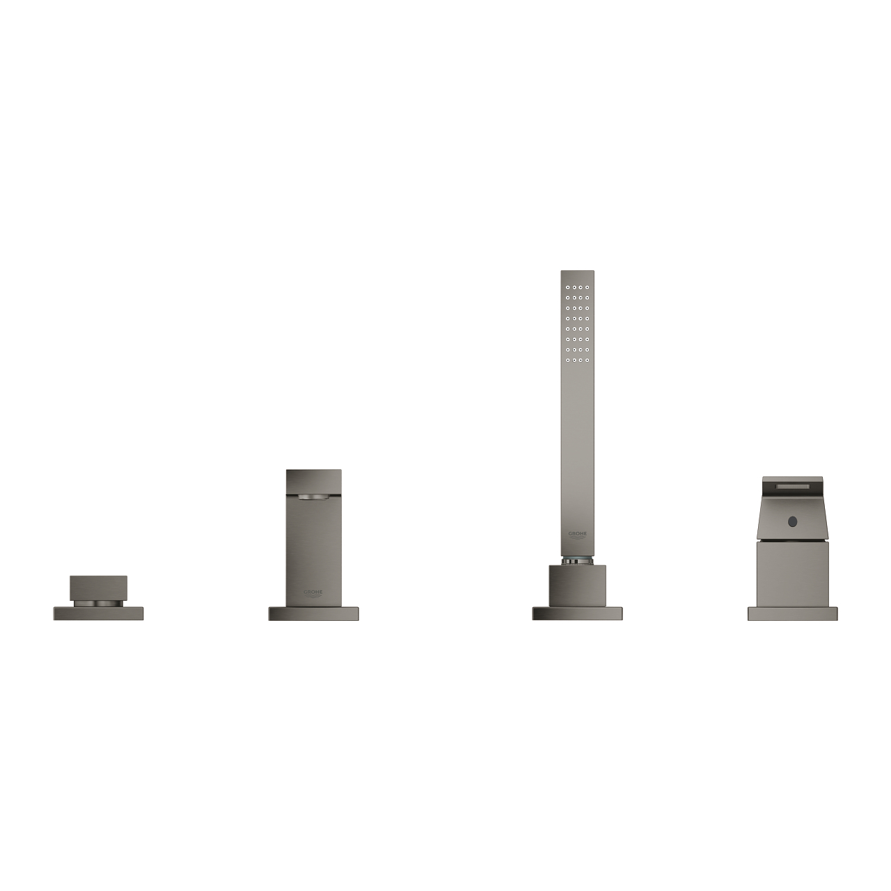 Vòi bồn tắm 4 lỗ nóng lạnh kèm tay sen Eurocube GROHE 19897001 - Ảnh 8