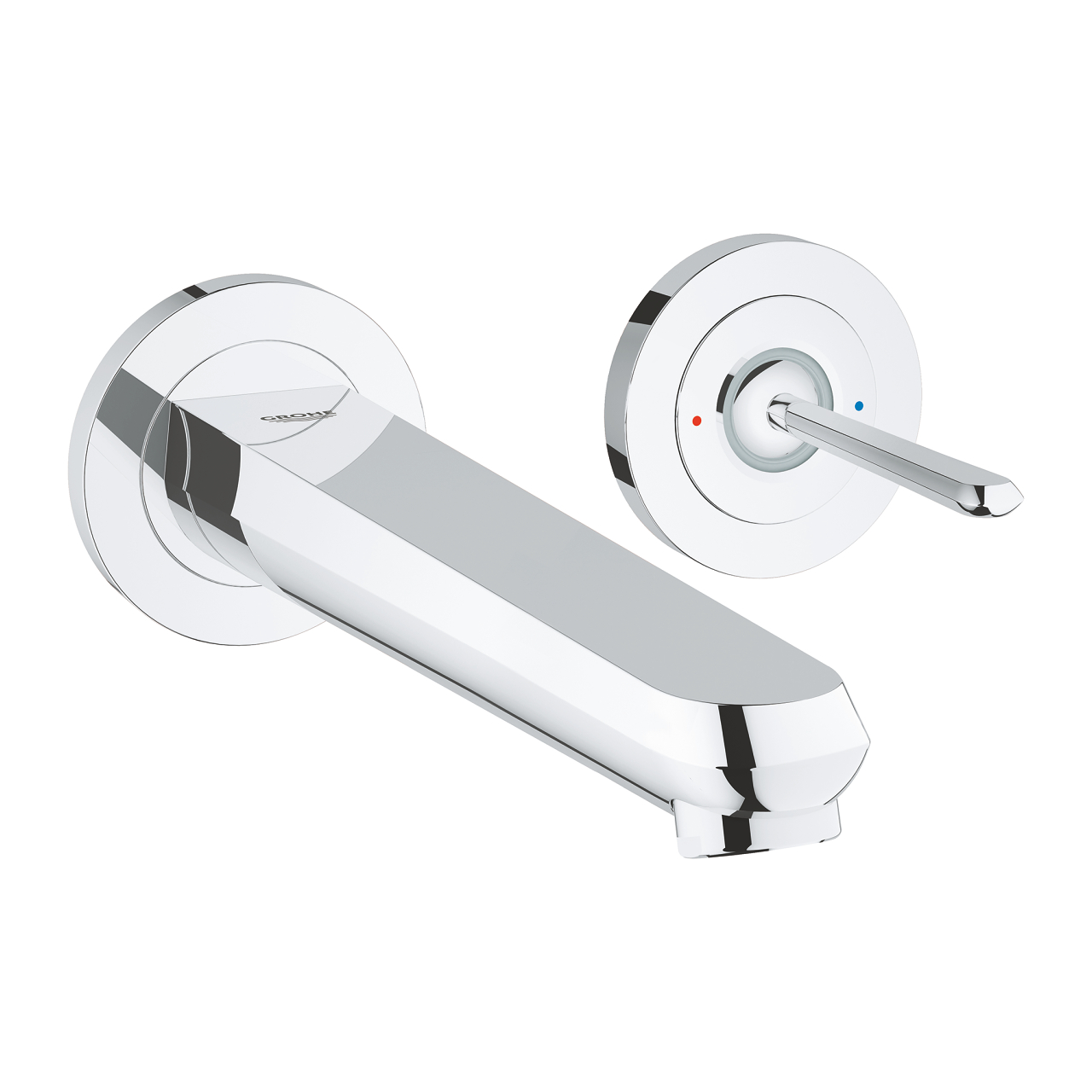 Vòi chậu gắn tường nóng lạnh 2 lỗ Eurodisc Joy GROHE 19969000 - Ảnh 2