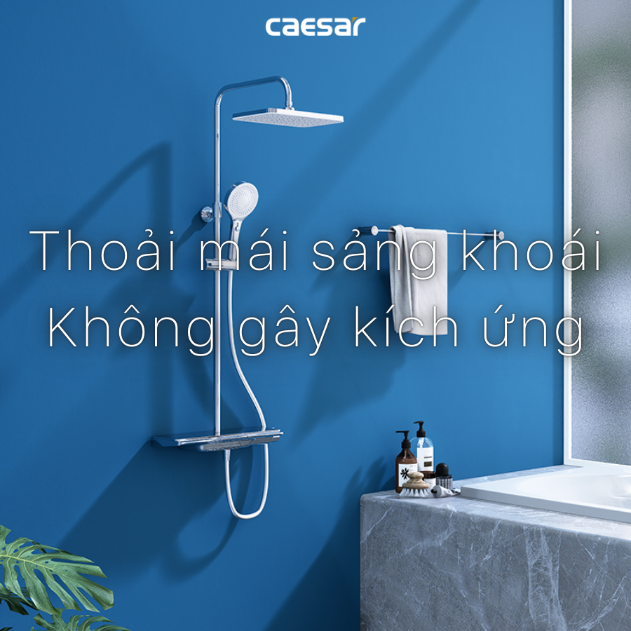 Bộ Vòi Sen Đứng Nóng Lạnh - S658C - Ảnh 14