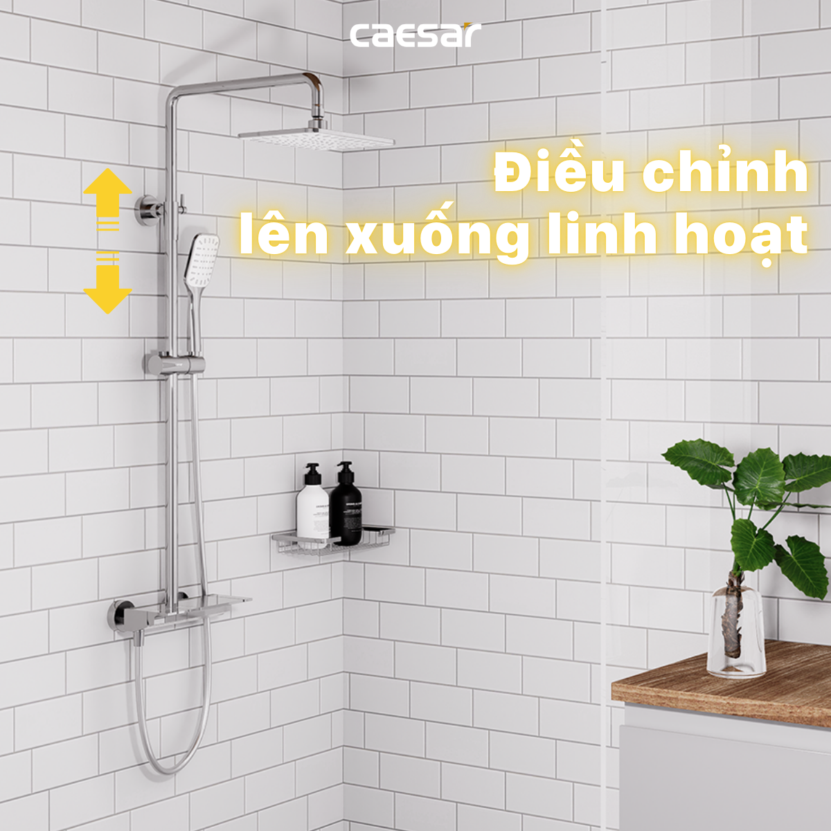 Vòi Sen Gạt Nóng Lạnh - S688C - Ảnh 15