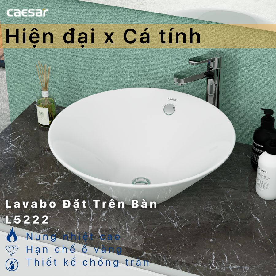 Lavabo Đặt Trên Bàn - L5222 - Ảnh 2