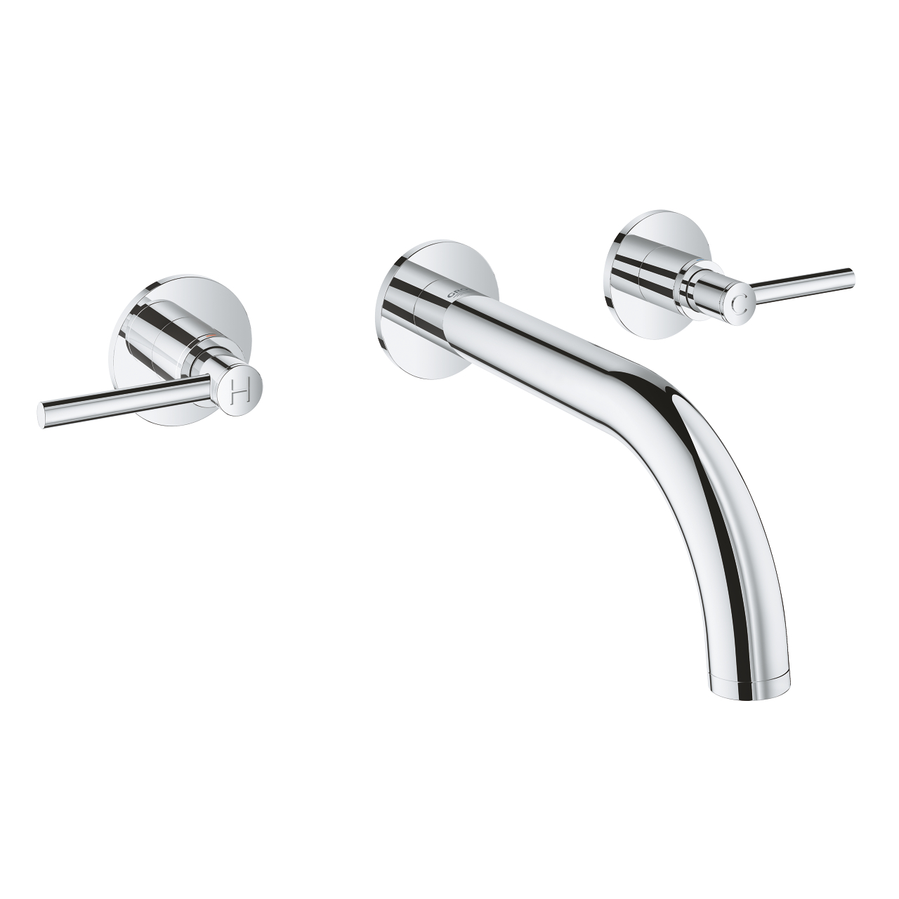 Vòi chậu nóng lạnh gắn tường 3 lỗ Atrio GROHE 20169003 - Ảnh 4