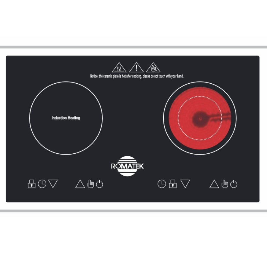 Bếp âm hỗn hợp 1 từ và 1 hồng ngoại IC-400K