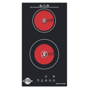 Bếp kính âm 2 hồng ngoại RDC-200K dạng Domino