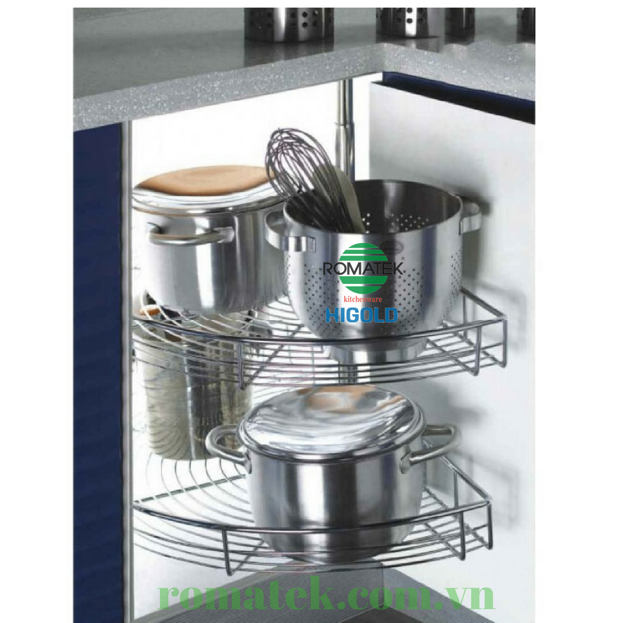 Kệ góc xoay 1/2 Romatek KX12B