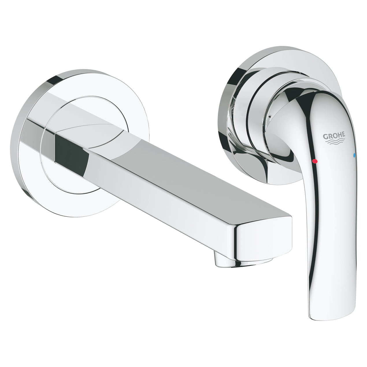 Vòi chậu gắn tường nóng lạnh 2 lỗ BauCurve GROHE 20288000 - Ảnh 2