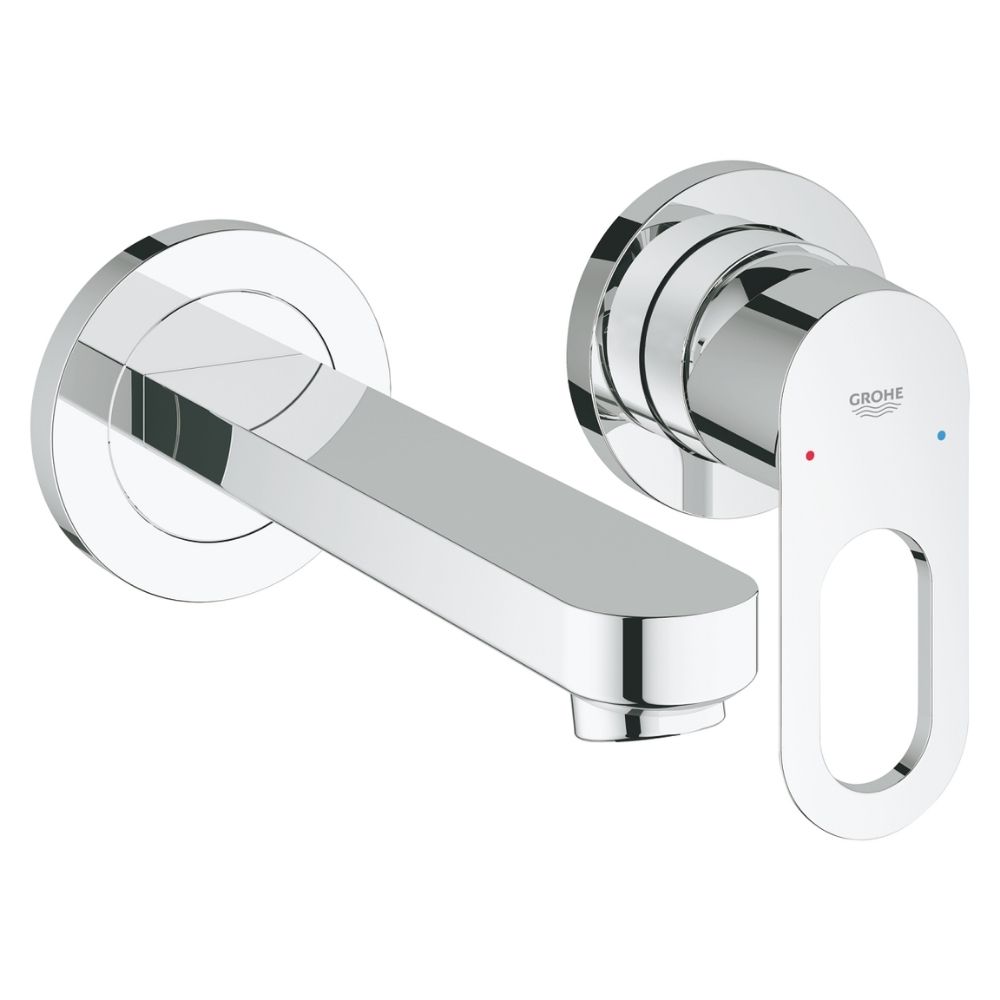 Vòi chậu gắn tường nóng lạnh 2 lỗ BauLoop GROHE 20289000 - Ảnh 2