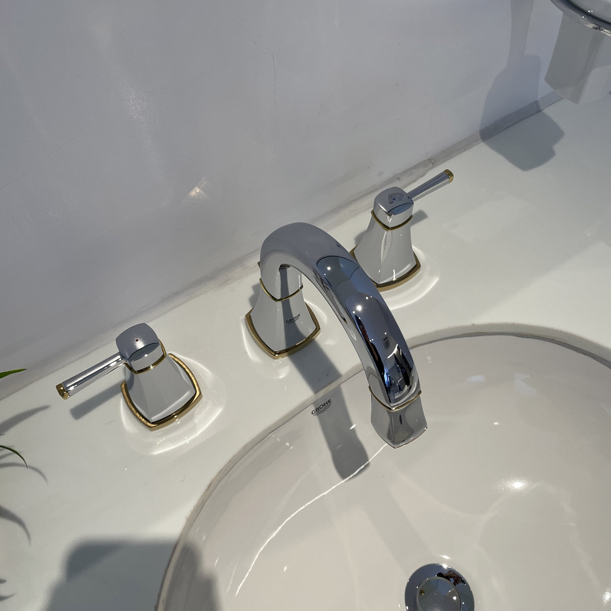 Vòi chậu nóng lạnh 3 lỗ thấp Grandera S-size GROHE 20417IG0 - Ảnh 9