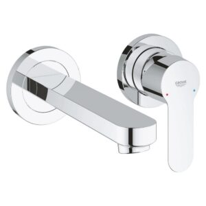 Vòi chậu gắn tường nóng lạnh 2 lỗ BauEdge GROHE 20474000