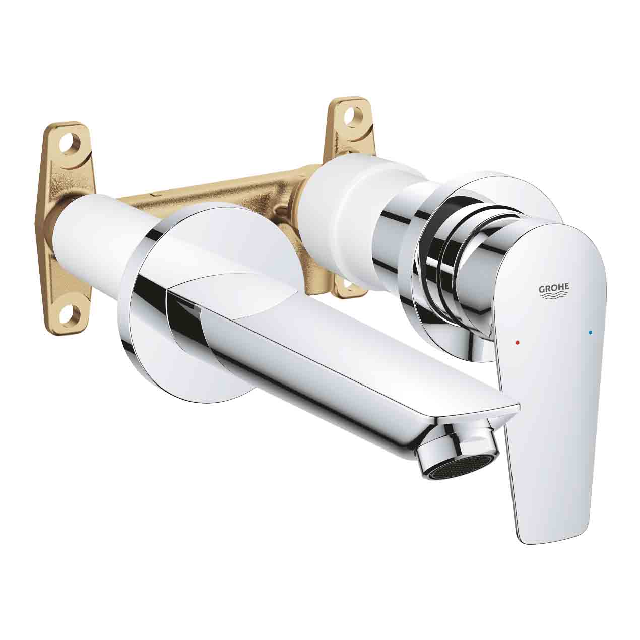 Vòi chậu gắn tường nóng lạnh 2 lỗ BauEdge GROHE 20474001 - Ảnh 8