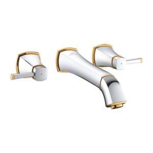 Vòi chậu gắn tường nóng lạnh 3 lỗ Grandera L-size GROHE 20623IG0