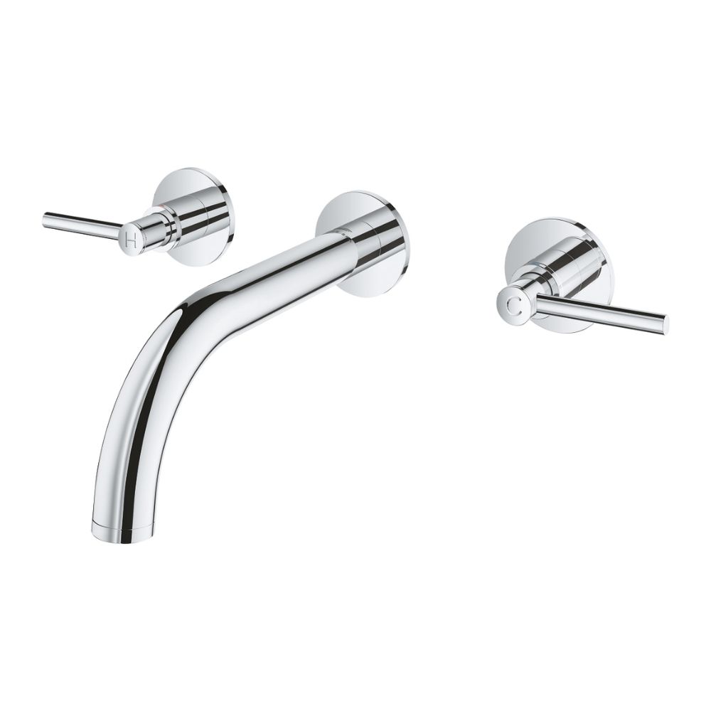 Vòi chậu gắn tường nóng lạnh 3 lỗ Atrio M-size GROHE 20662000 - Ảnh 5