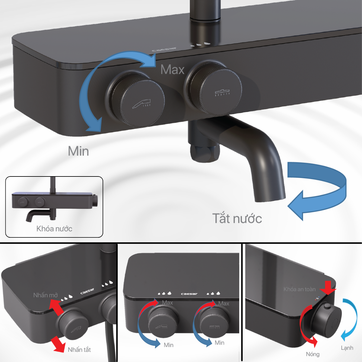 Sen tắm đứng nhiệt tự động S788CB - Ảnh 16