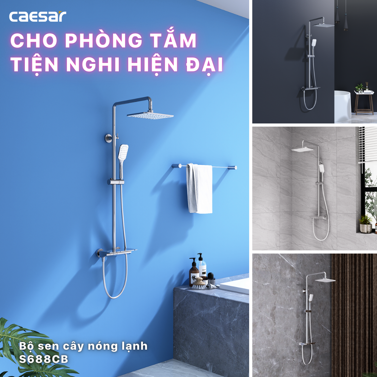 Vòi Sen Gạt Nóng Lạnh - S688C - Ảnh 18