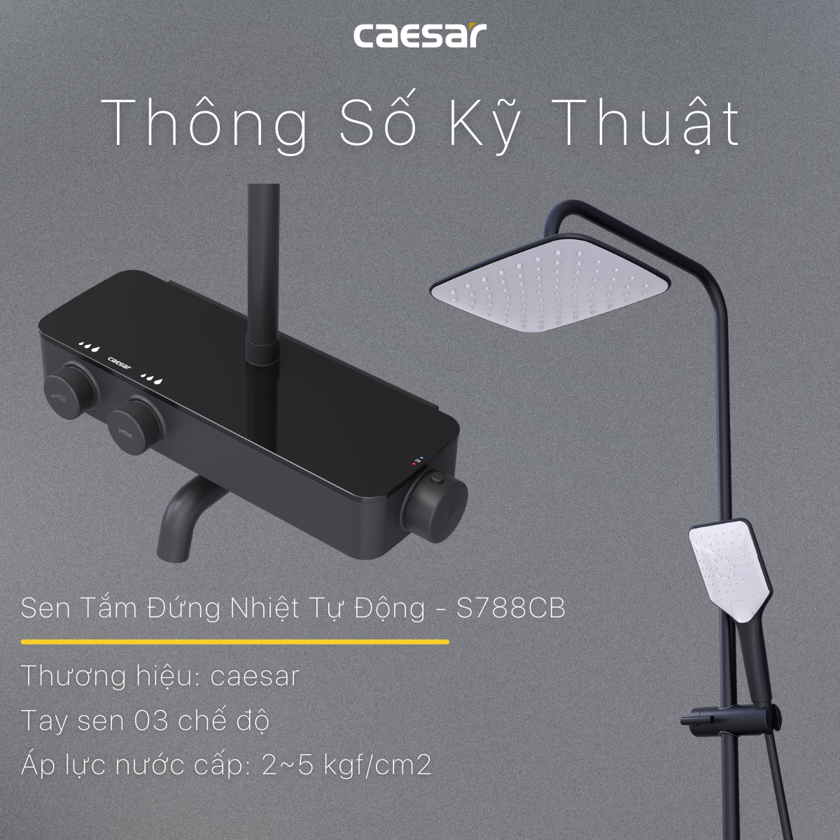 Sen tắm đứng nhiệt tự động S788CB - Ảnh 18
