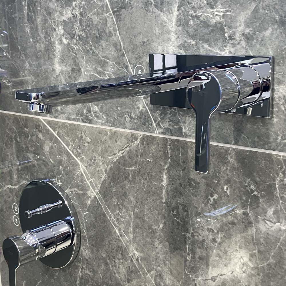 Vòi chậu nóng lạnh 2 lỗ gắn tường Lineare L-Size GROHE 23444001 - Ảnh 5