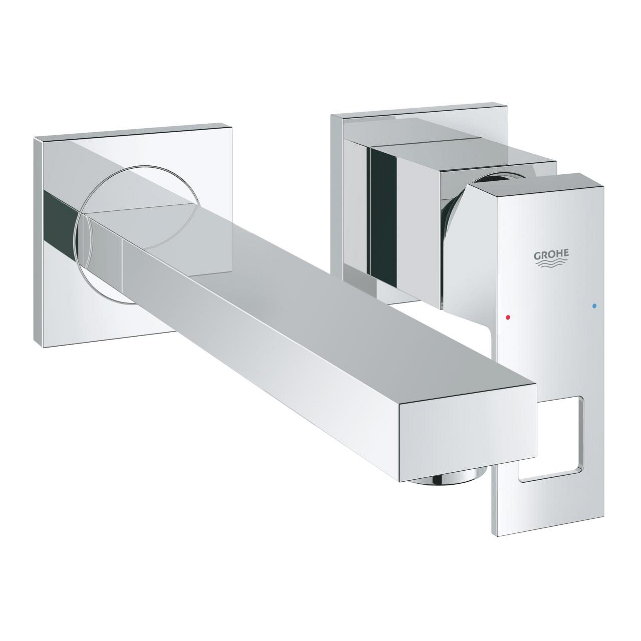 Vòi chậu nóng lạnh gắn tường 2 lỗ Eurocube GROHE 23447000 - Ảnh 4