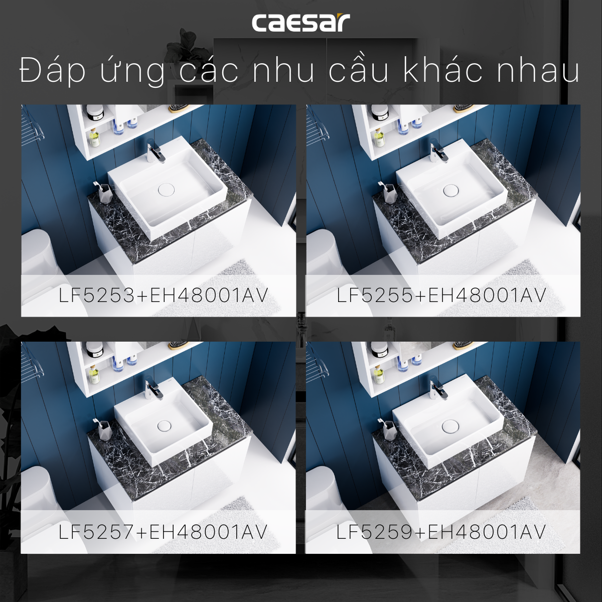 Lavabo và tủ treo LF5261 - EH48001AV - Ảnh 11