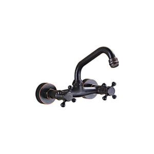 Vòi Treo Tường Mạ Niken Đen EV-VĐ19