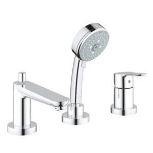 Vòi bồn tắm 3 lỗ nóng lạnh kèm tay sen Bauedge GROHE 25117000