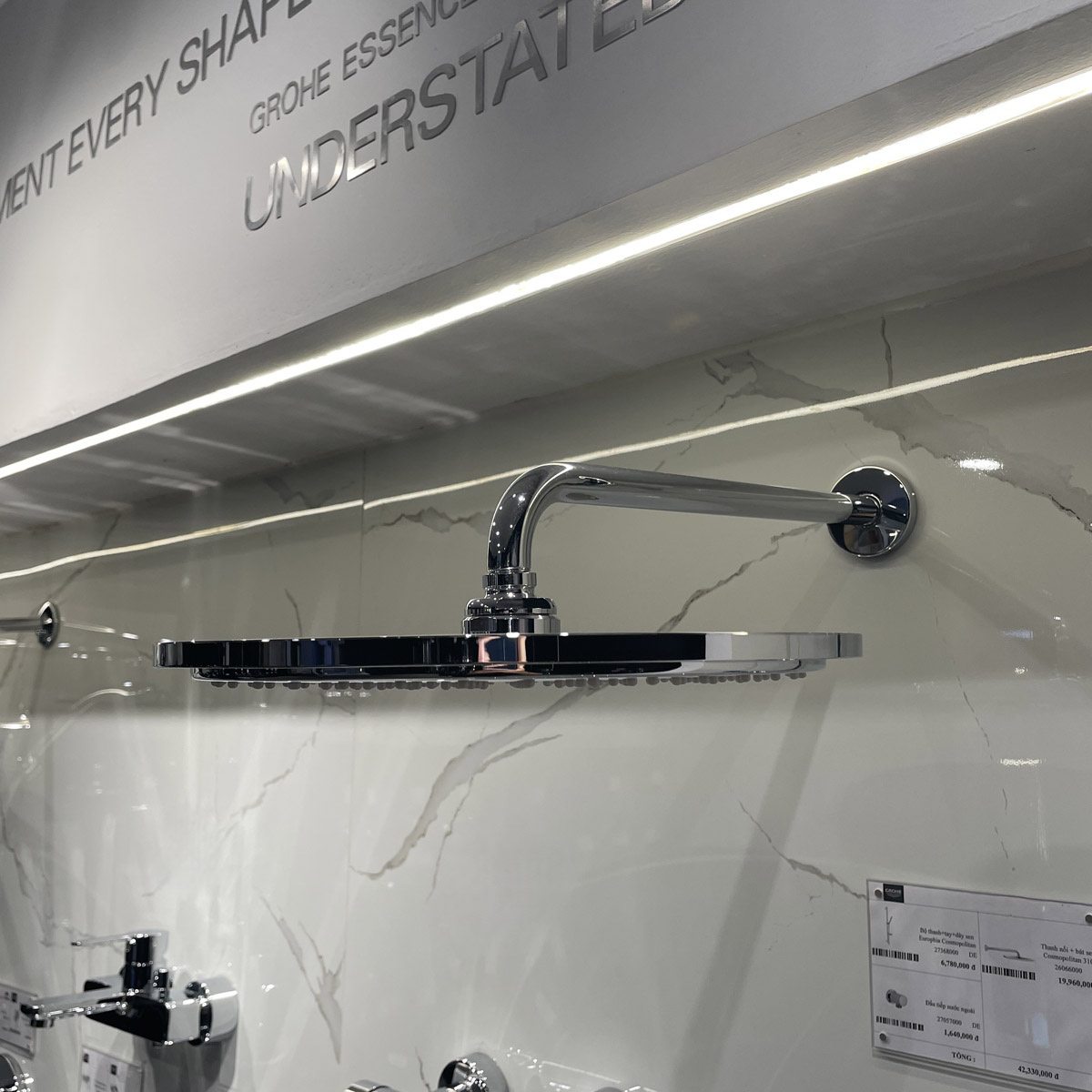 Bát sen gắn tường Grohe Rainshower Cosmpolitan 310 Grohe 26066000 - Ảnh 8