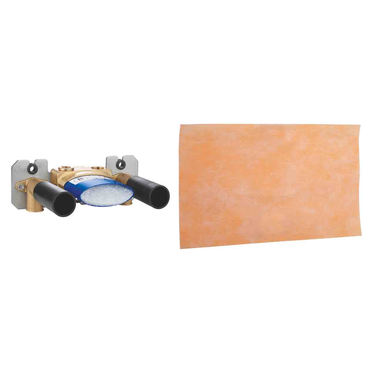 Bộ trộn nhiệt âm tường cho sen tắm GROHE 26449000 - Ảnh 4