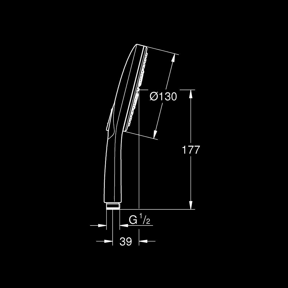 Tay sen tắm 3 chế độ Rainshower SmartActive 130 GROHE 26574000 - Ảnh 3