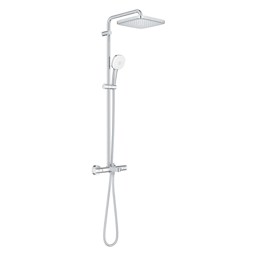 Bộ sen cây tắm đứng nhiệt độ Tempesta System 250 Cube GROHE 26975001 - Ảnh 4