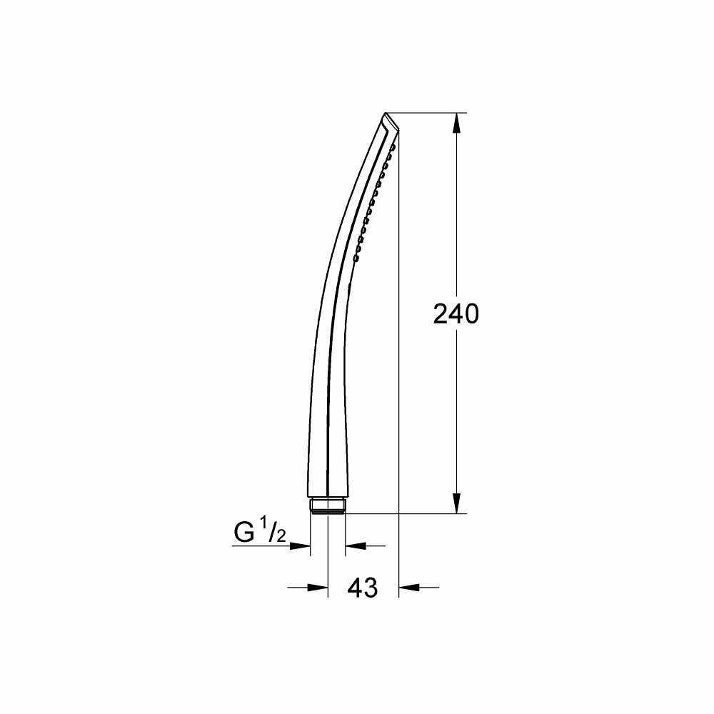 Tay sen tắm Veris Stick GROHE 27184000 - Ảnh 3
