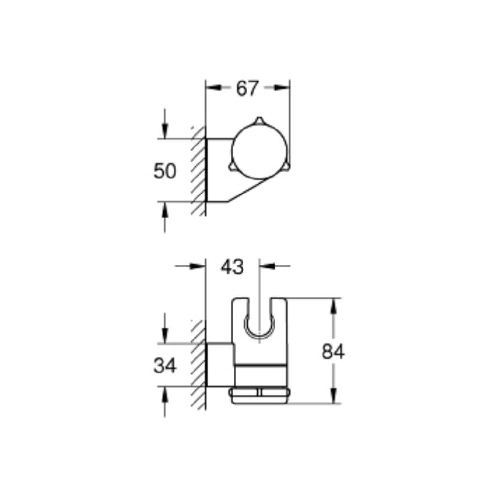 Gác sen tắm Tempesta GROHE 27595001 - Ảnh 3