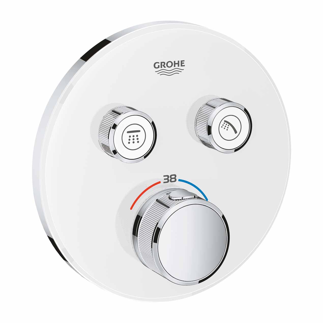 Van nhiệt độ kèm chuyển hướng 2 đường Grohtherm SmartControl GROHE 29151LS0 - Ảnh 2