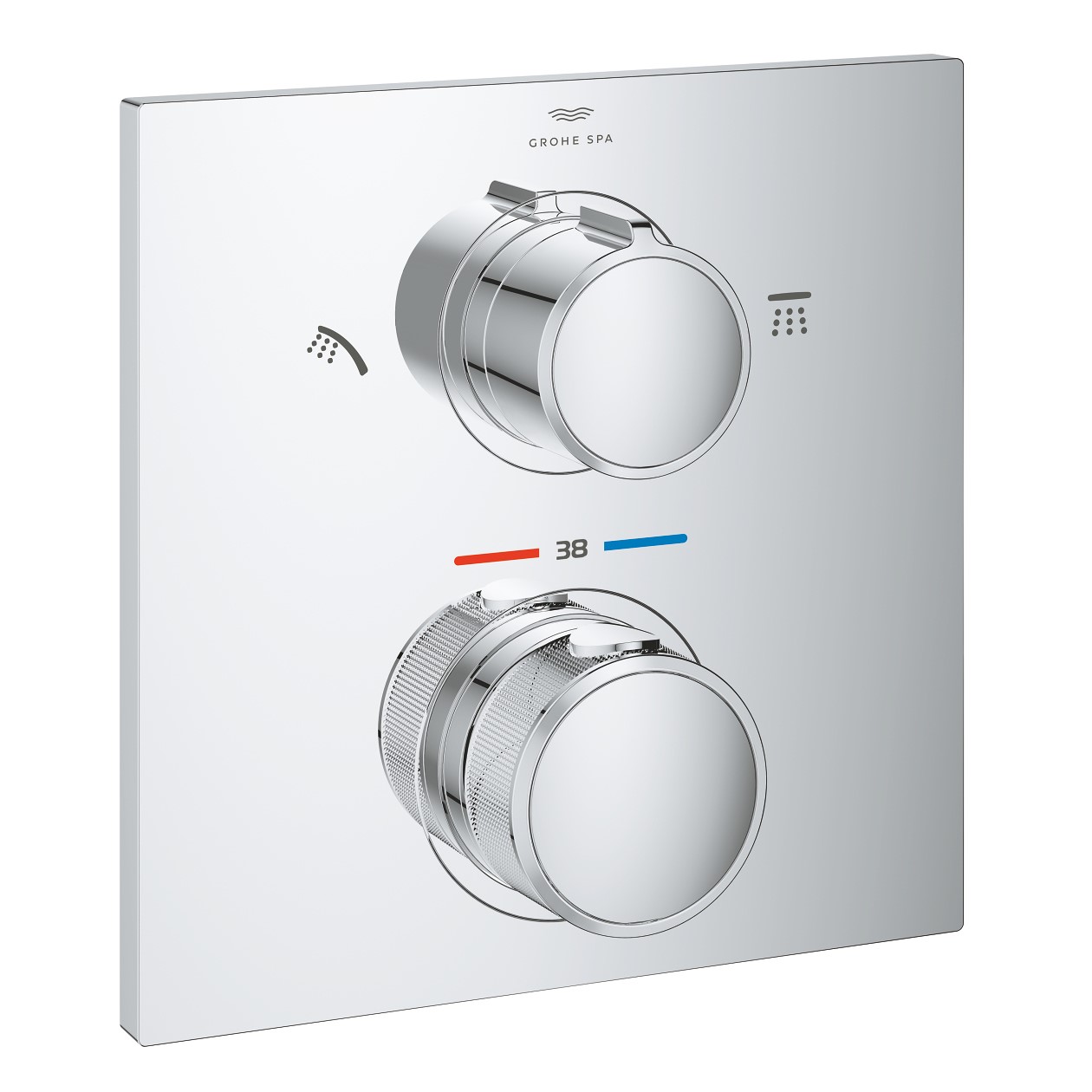 Van nhiệt độ kèm chuyển hướng 2 đường Allure GROHE 29181002 - Ảnh 4