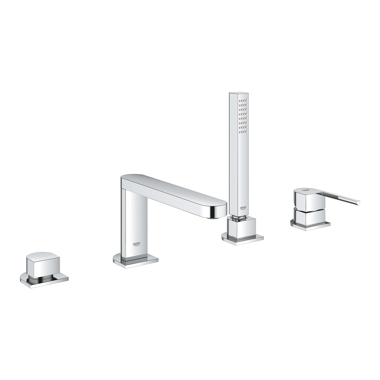 Vòi bồn tắm 4 lỗ nóng lạnh kèm tay sen Plus GROHE 29307003 - Ảnh 2