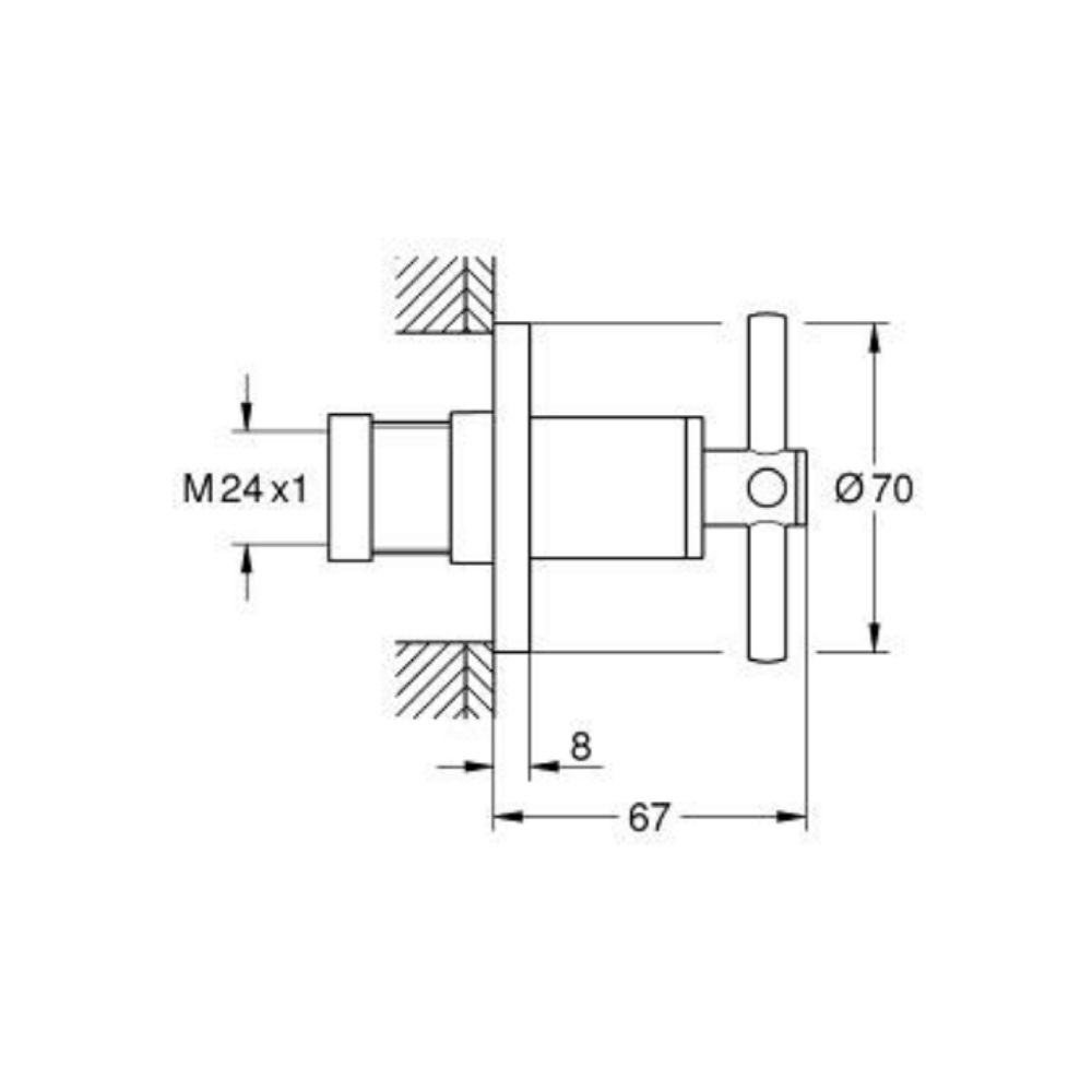 Van vặn Atrio GROHE 29396000 - Ảnh 3