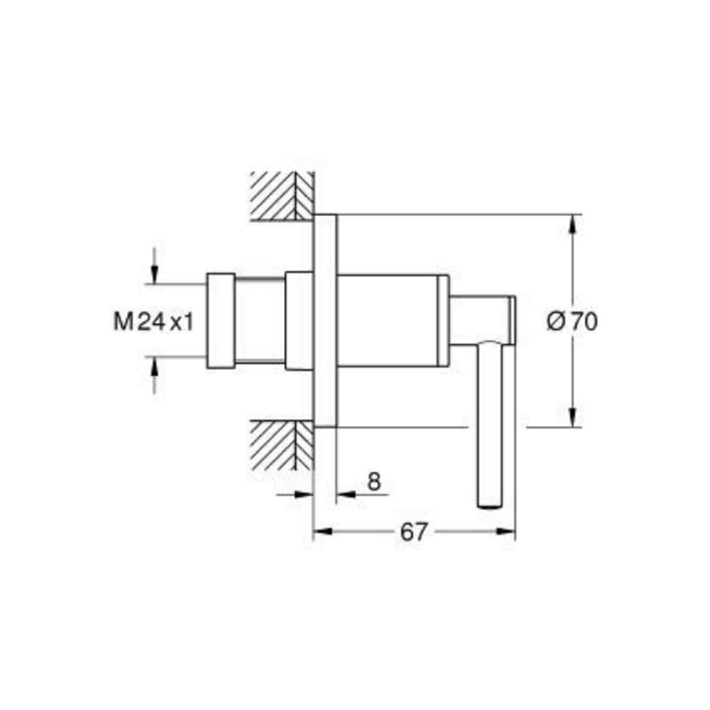 Van vặn Atrio GROHE 29397000 - Ảnh 3