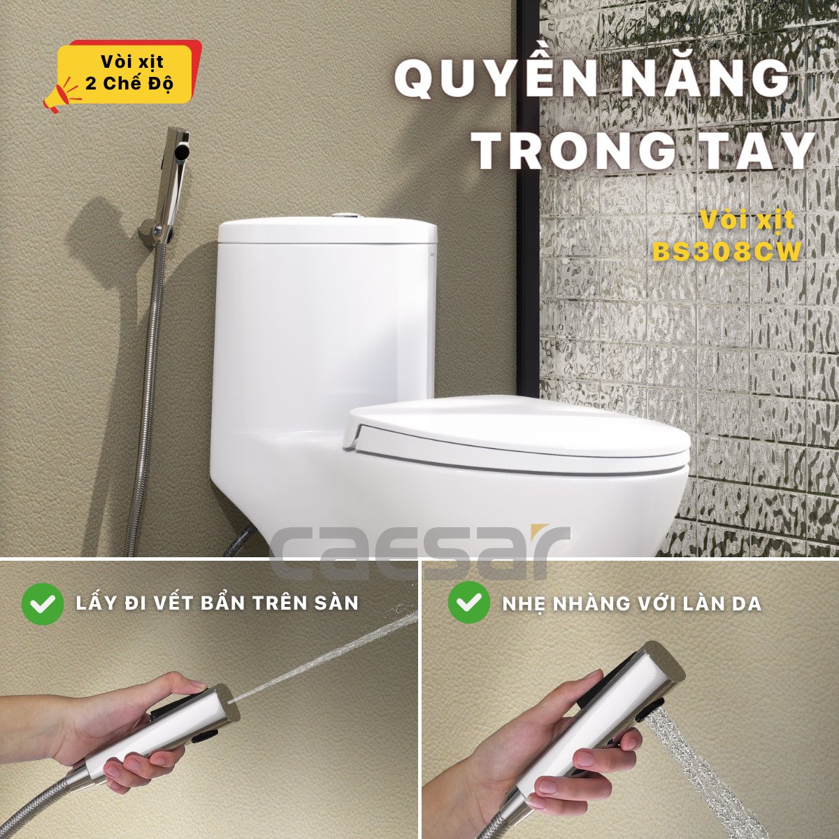 Vòi Xịt - BS308CW - Ảnh 4